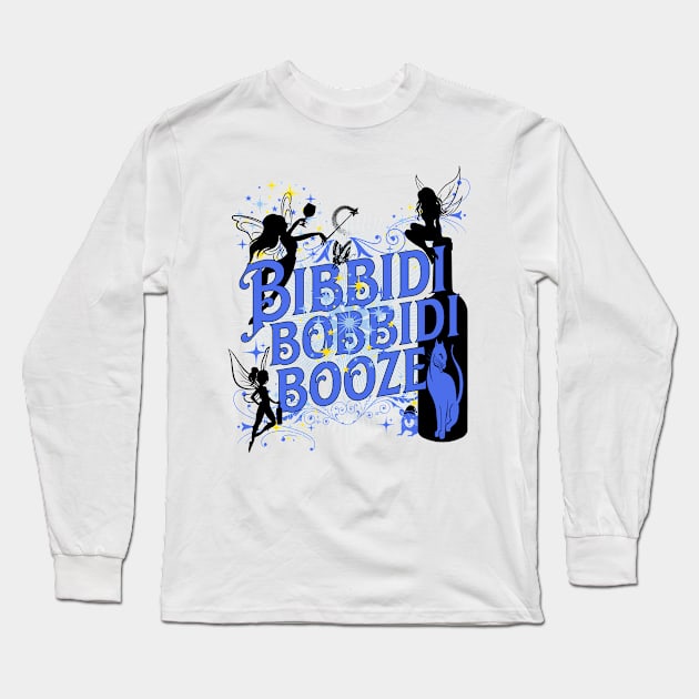 Cute Drinking Shirt for Cinderella and Fairy God Mother Fans Long Sleeve T-Shirt by Joaddo